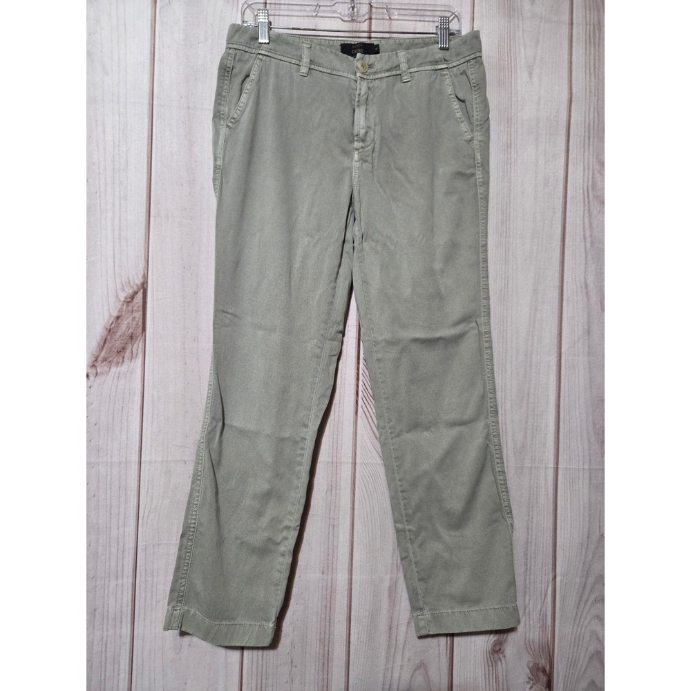 J Crew Pants Ladies 6 Green Chino Classic Core‎